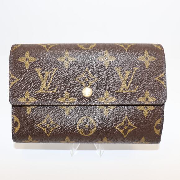 Louis Vuitton Monogram Wallet – Porte-Tresto Etui Papiers Trifold - Picture 1 of 10